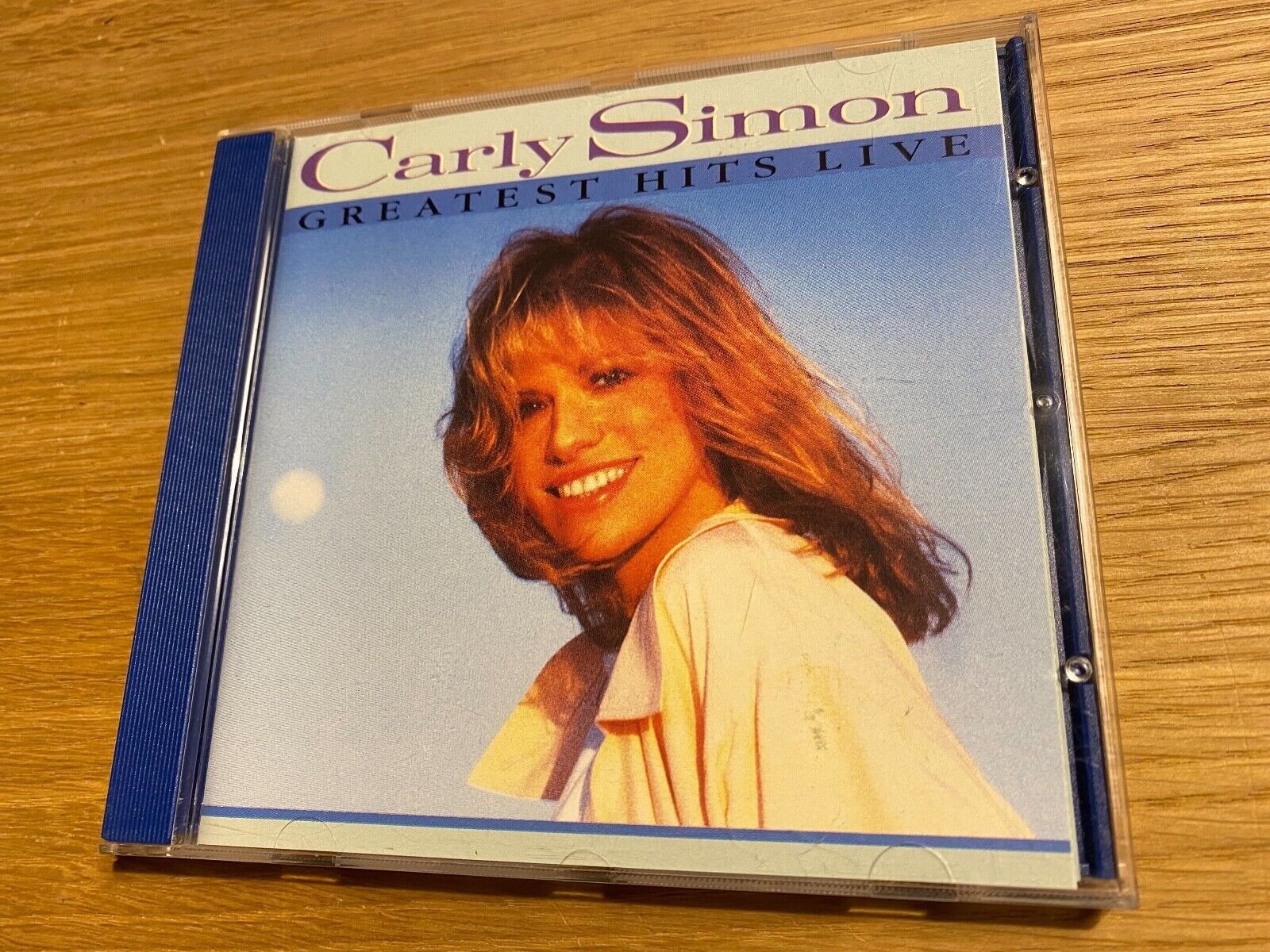 CARLY SIMON "GREATEST HITS LIVE" 1988 AAD CD ALBUM 11 TRACK ARISTA  BMG RECORDS