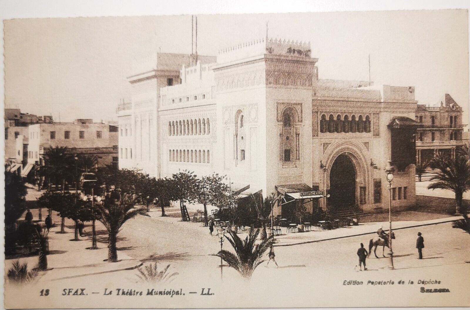 Three vintage un-used postcard: Motif´s from Sfax in Tunisia c 1915 pok241