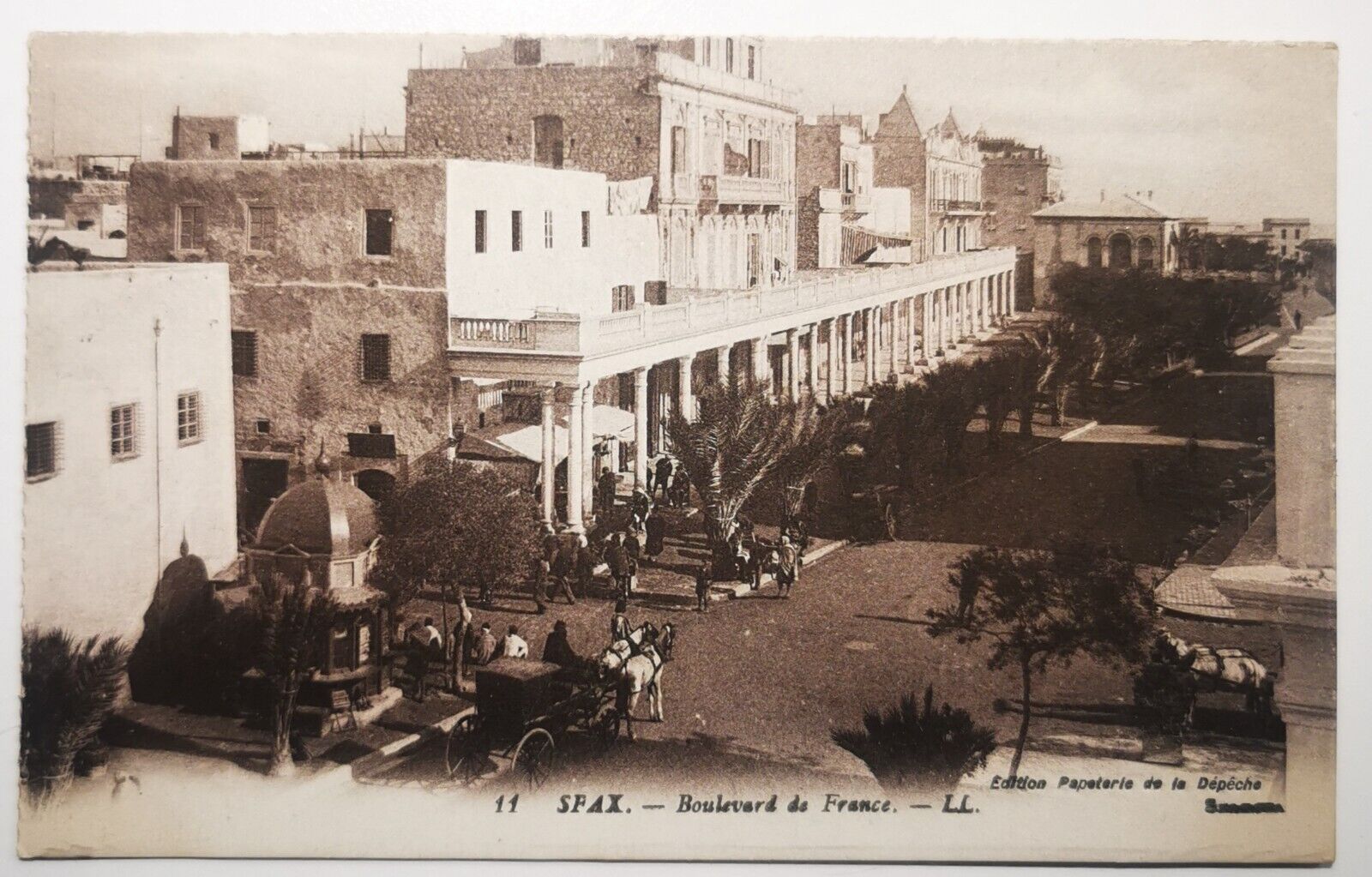 Three vintage un-used postcard: Motif´s from Sfax in Tunisia c 1915 pok241