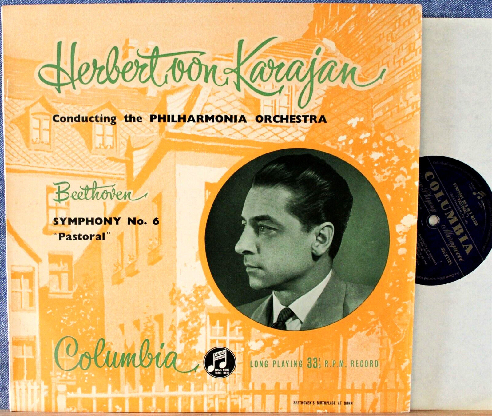 Karajan Beethoven (Symphony 6) Col 33CX 1124 NM