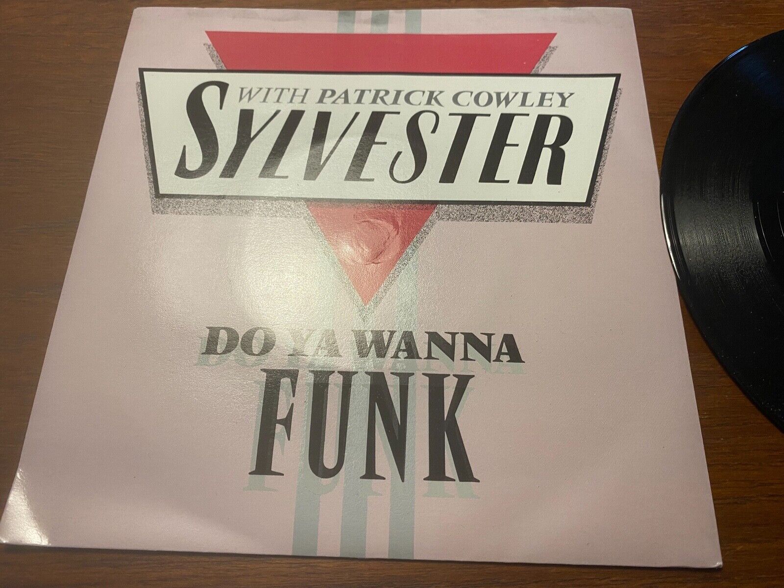 SYLVESTER WITH PATRICK COWLEY "DO YA WANNA FUNK" 1982 7" VINYL SINGLE ENGLAND UK