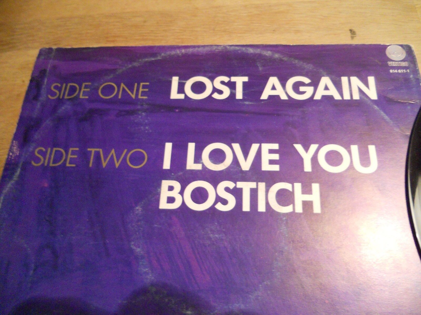 YELLO LOST AGAIN / I LOVE YOU / BOSTICH 1983 12 INCH MAXI SINGLE VERTIGO RECORDS