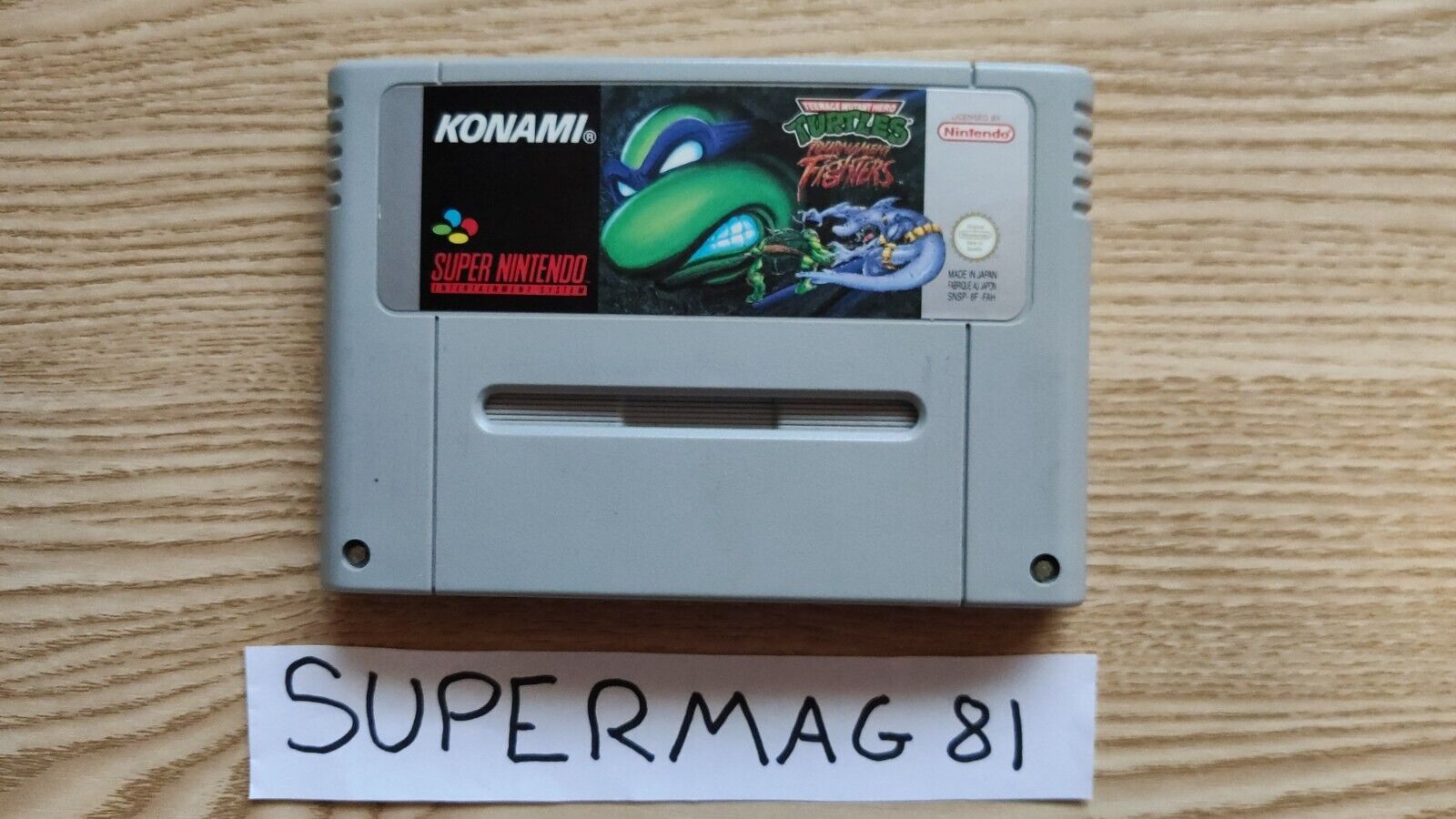 Teenage Mutant Hero Turtles Tournament Fighters Super Nintendo SNES PAL *RARE*