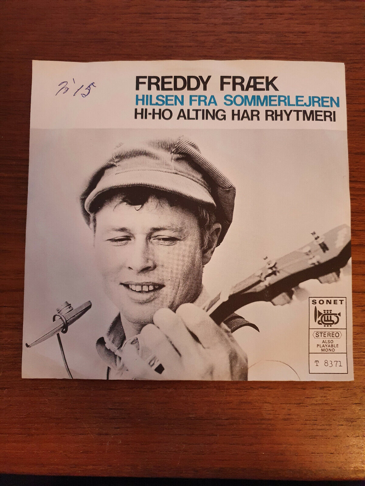 Freddy Fræk – Hilsen Fra Sommerlejren - 7" Vinyl 1971