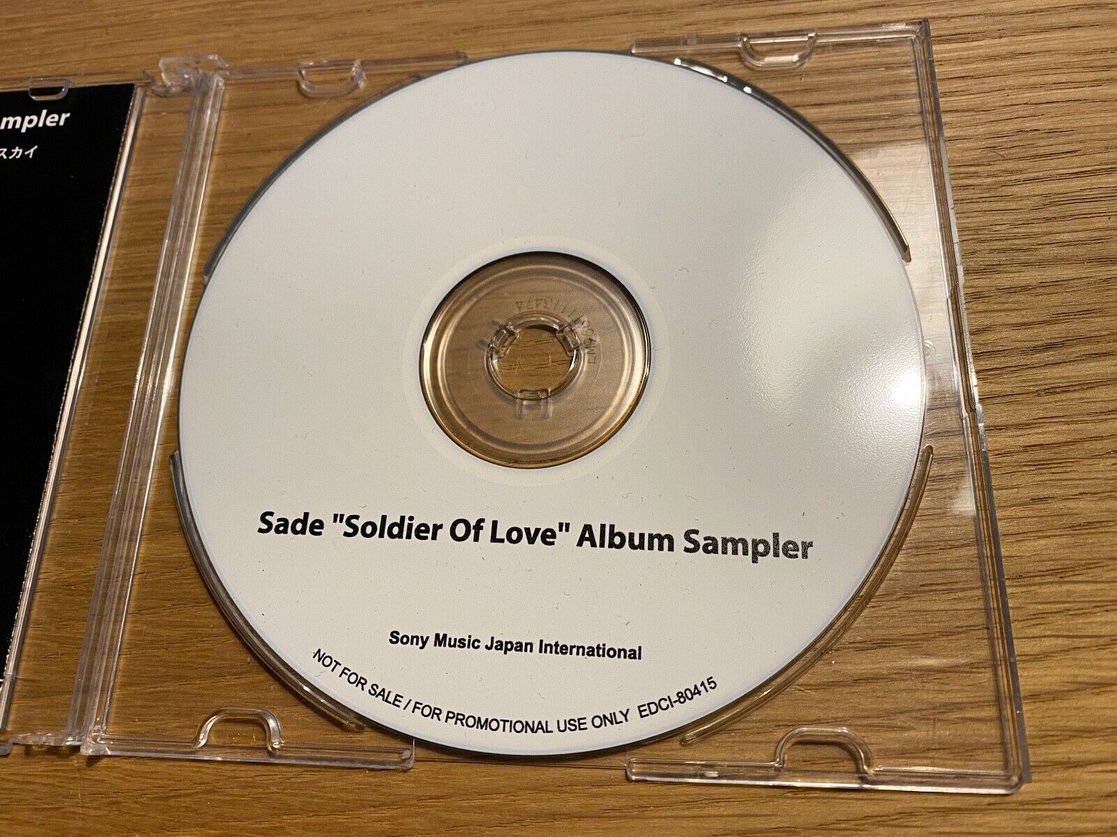 SADE "SOLDIER OF LOVE" JAPANESE SAMPLER PROMOTIONAL CD 5 TRACK SONY 2010 RARE PR