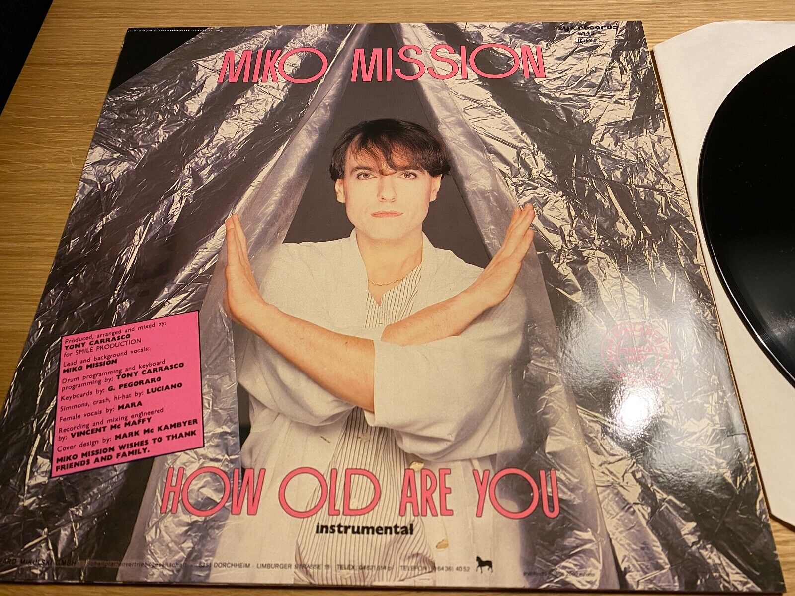 MIKO MISSION "HOW OLD ARE YOU?" DISCO MIX MAXI SINGLE ZYX RECORDS 33 RPM MAXI 12