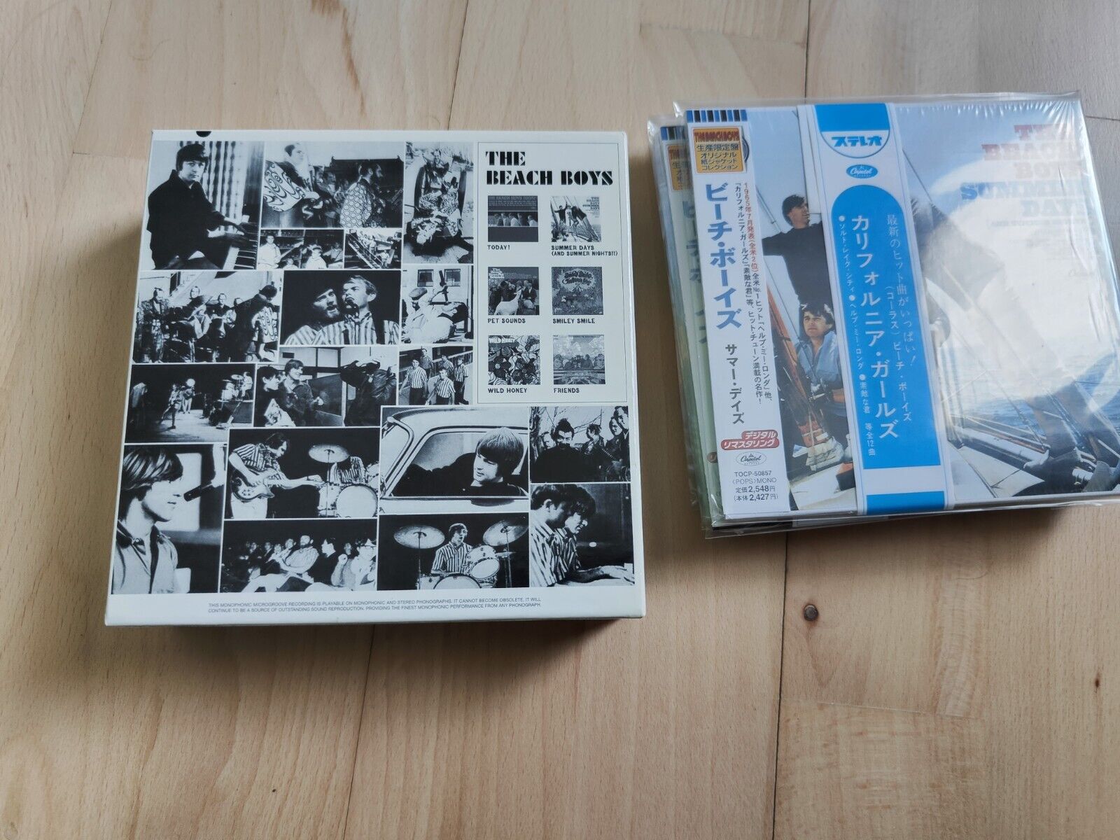 Beach Boys japan mini lp cd box + promo OBIs