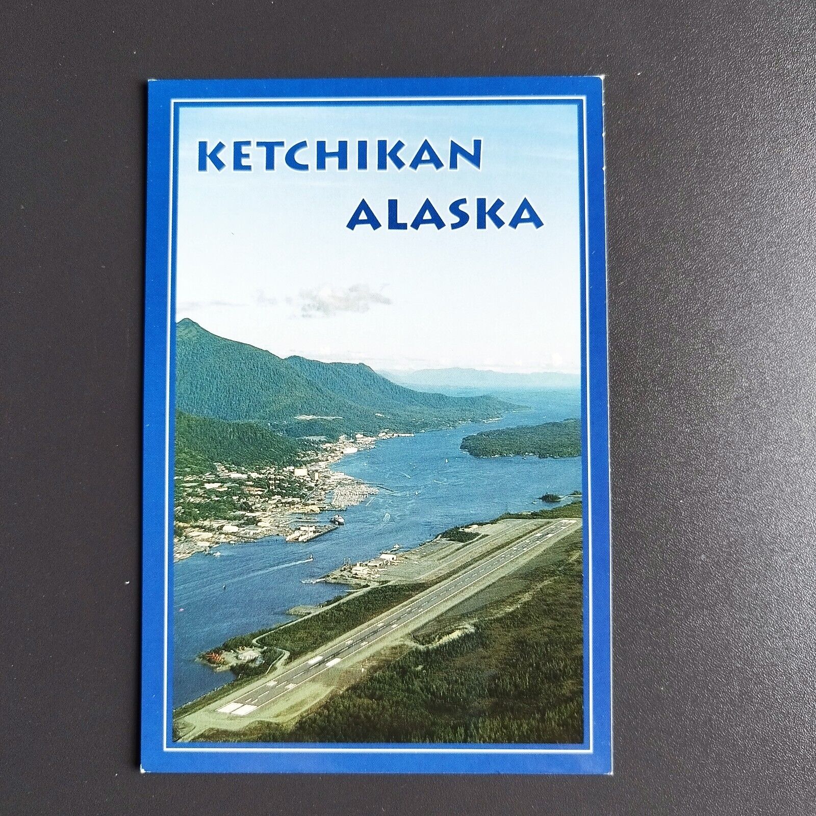 Postcard Alaska Ketchikan  The International Airport on Gravina Island