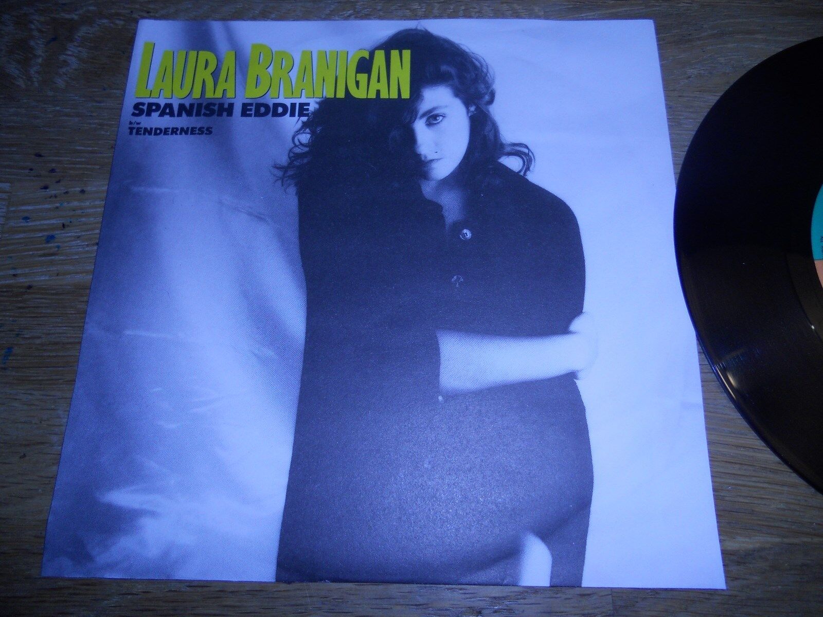 LAURA BRANIGAN "SPANISH EDDIE / TENDERNESS" 1985 WEST GERMAN PRESSED SINGLE RARE