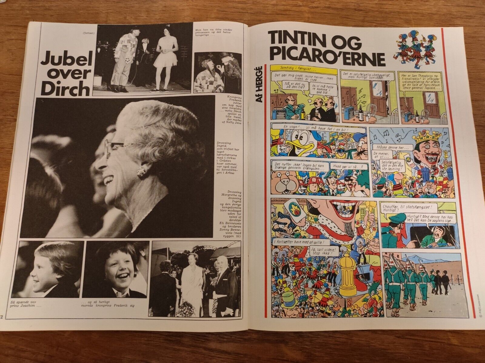 QUEEN SILVIA Victoria MARGRETHE Ingrid MARILYN MONROE 1977 Danish Magazine BB12