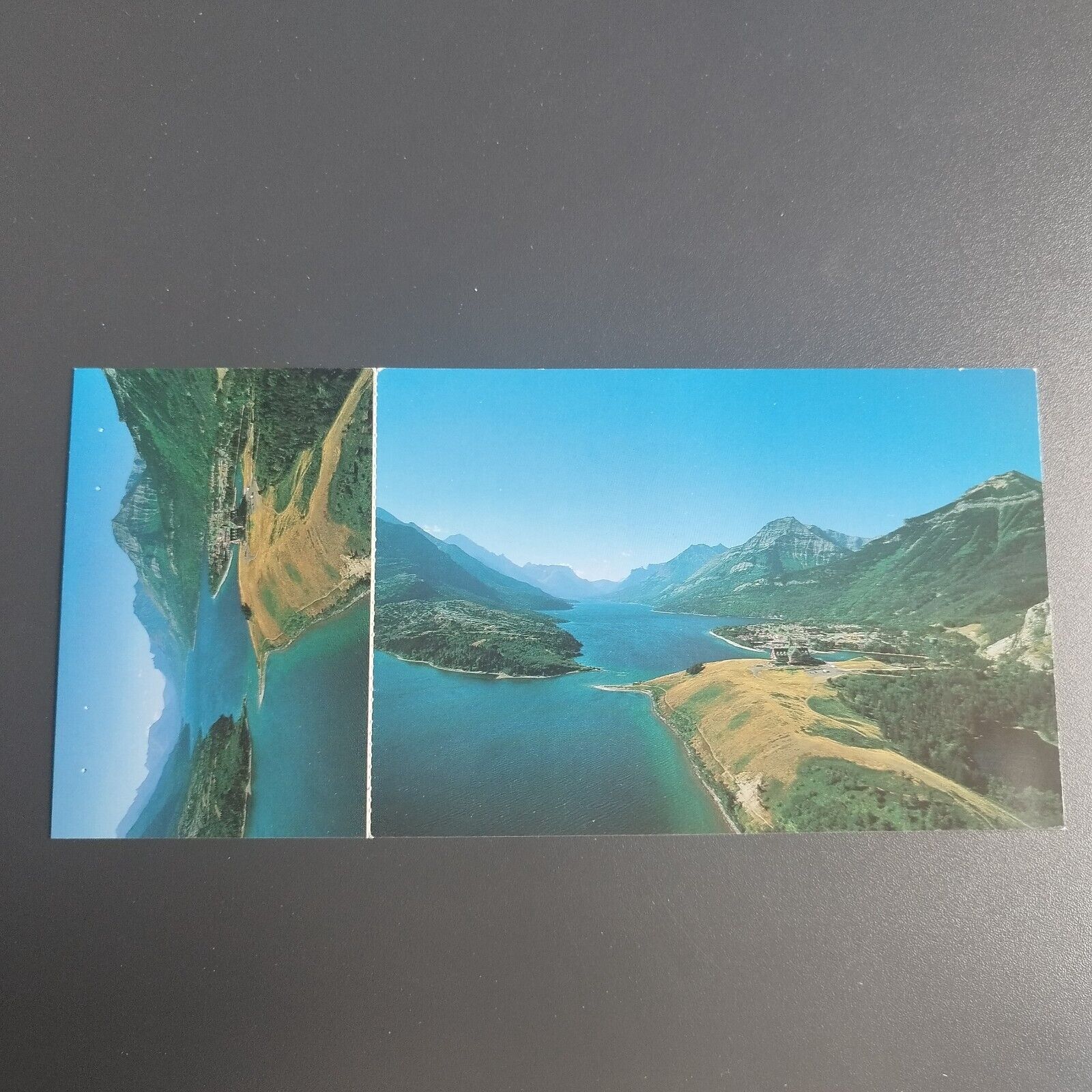 Canada Aerial view of The Prince of Wales HotelWaterton Lakes National Park