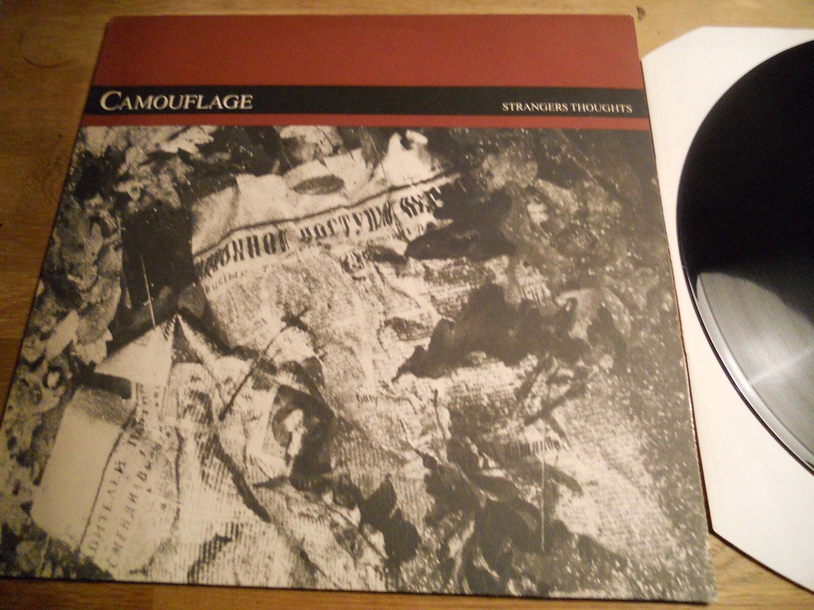 CAMOUFLAGE STRANGERS THOUGHTS METRONOME MUSIK GMBH HAMBURG 1988 WEST GERMAN OOP