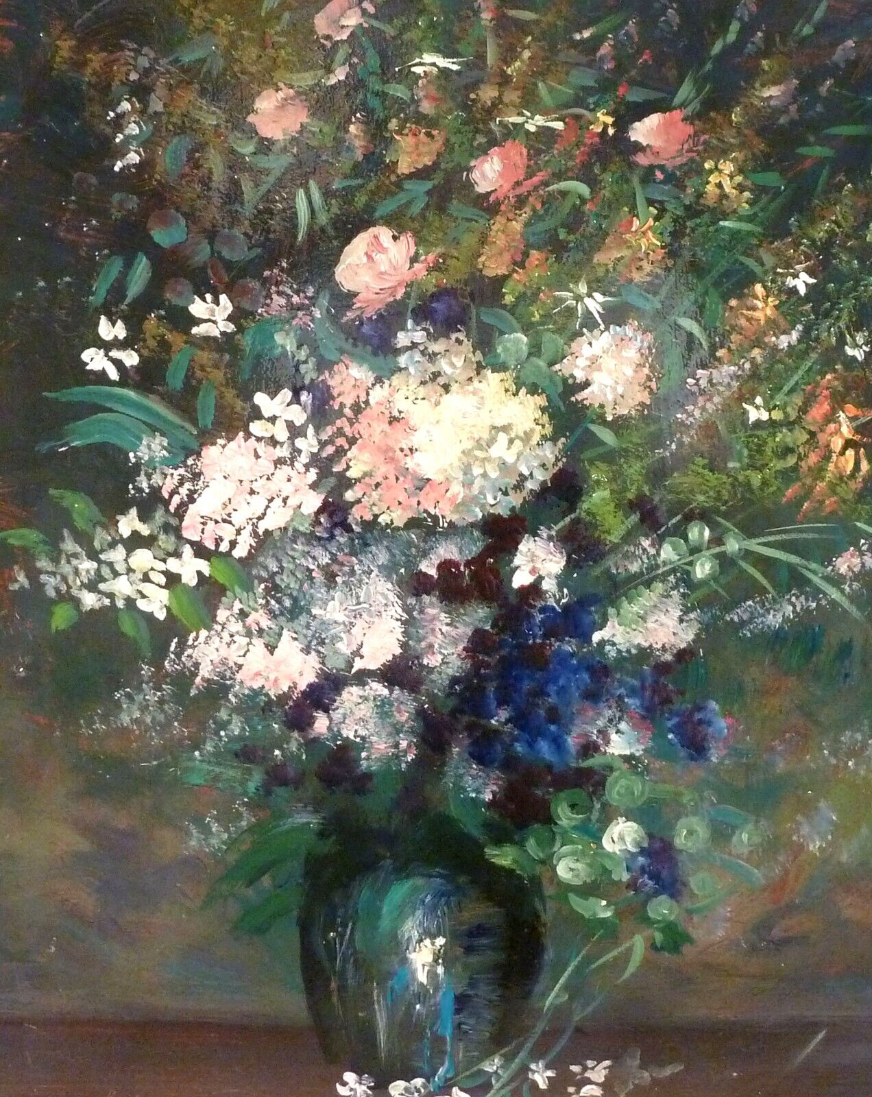 CHRISTIAN  DYBDAL LARSEN! STILL LIFE WITH FLOWERS IN VASE