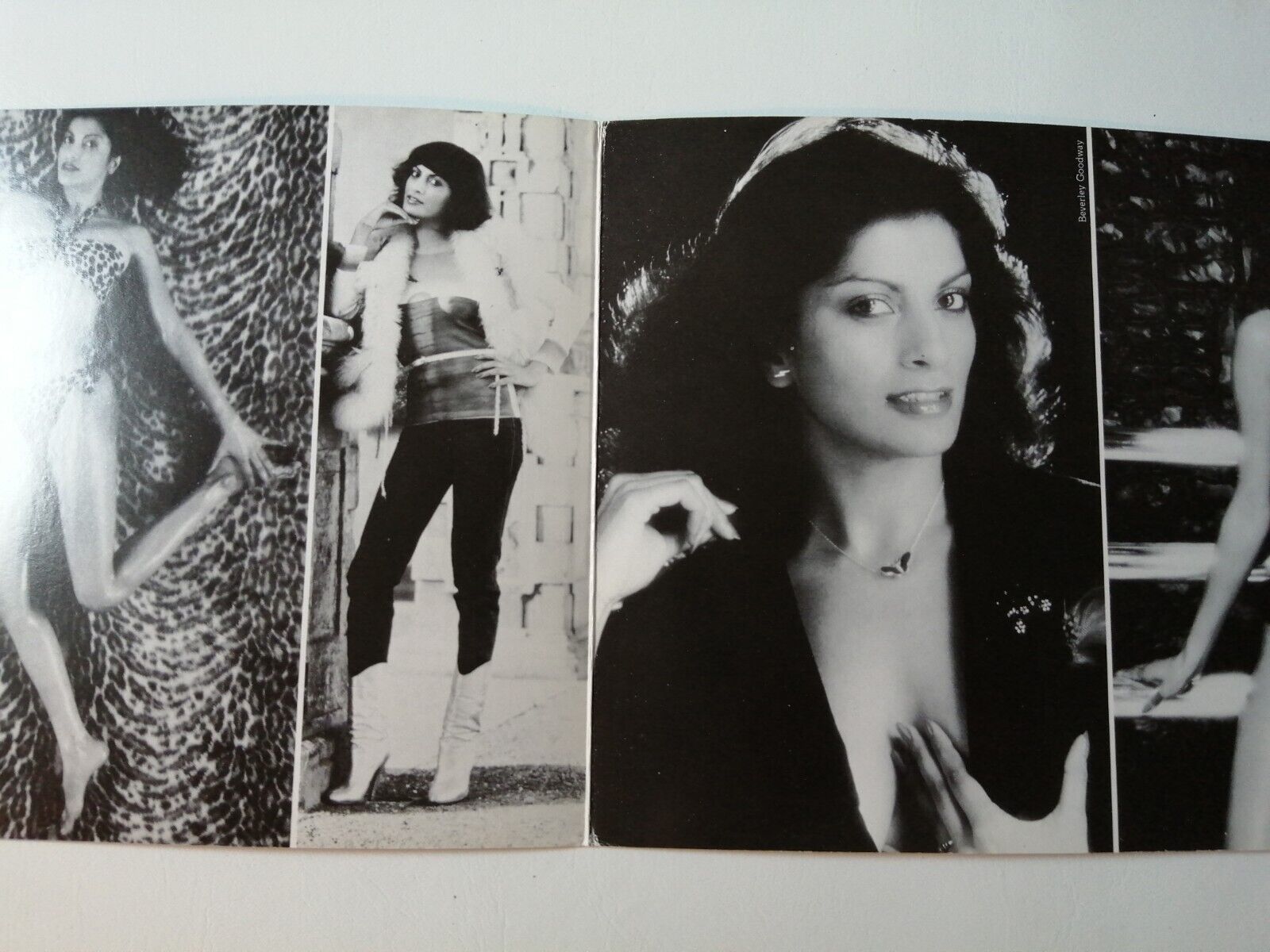 Vintage  English  model comp card from 1970s/1980sVIVA