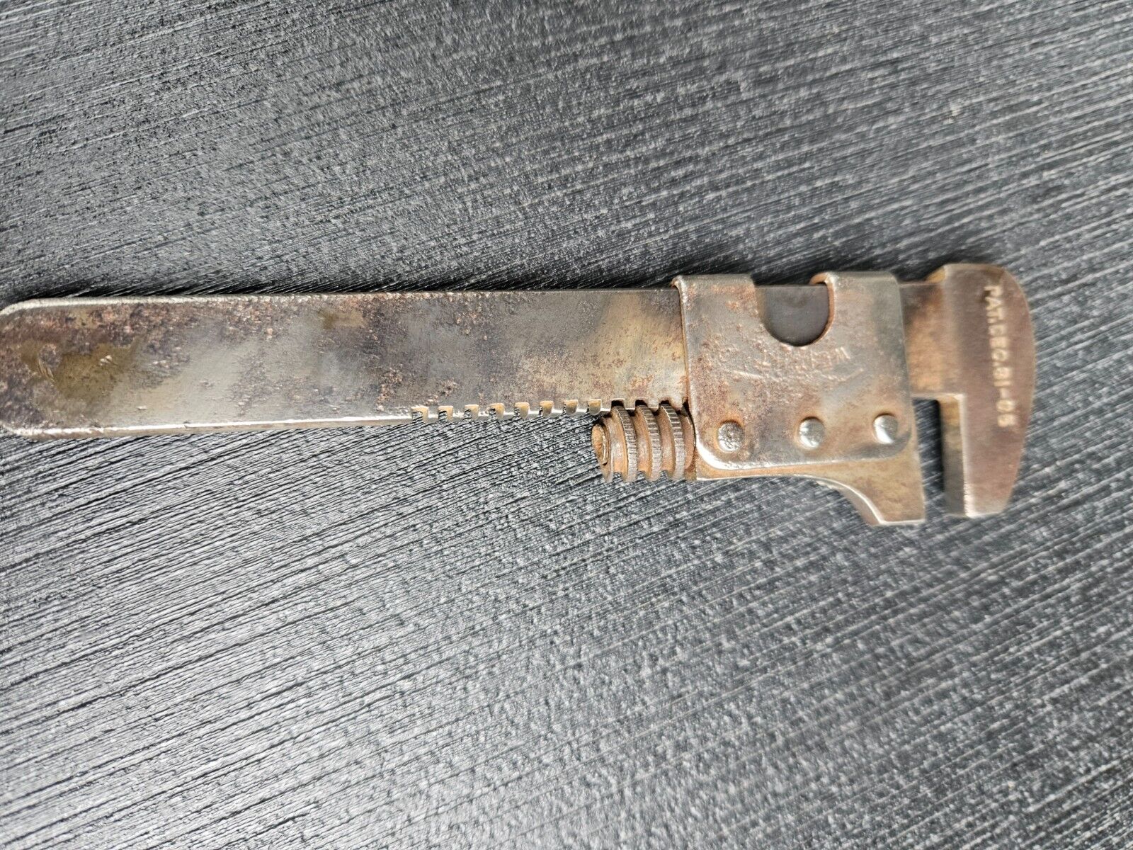 Rare antique LAVIGNE  SCOTT MFG CO Adjustable Wrench 14cm