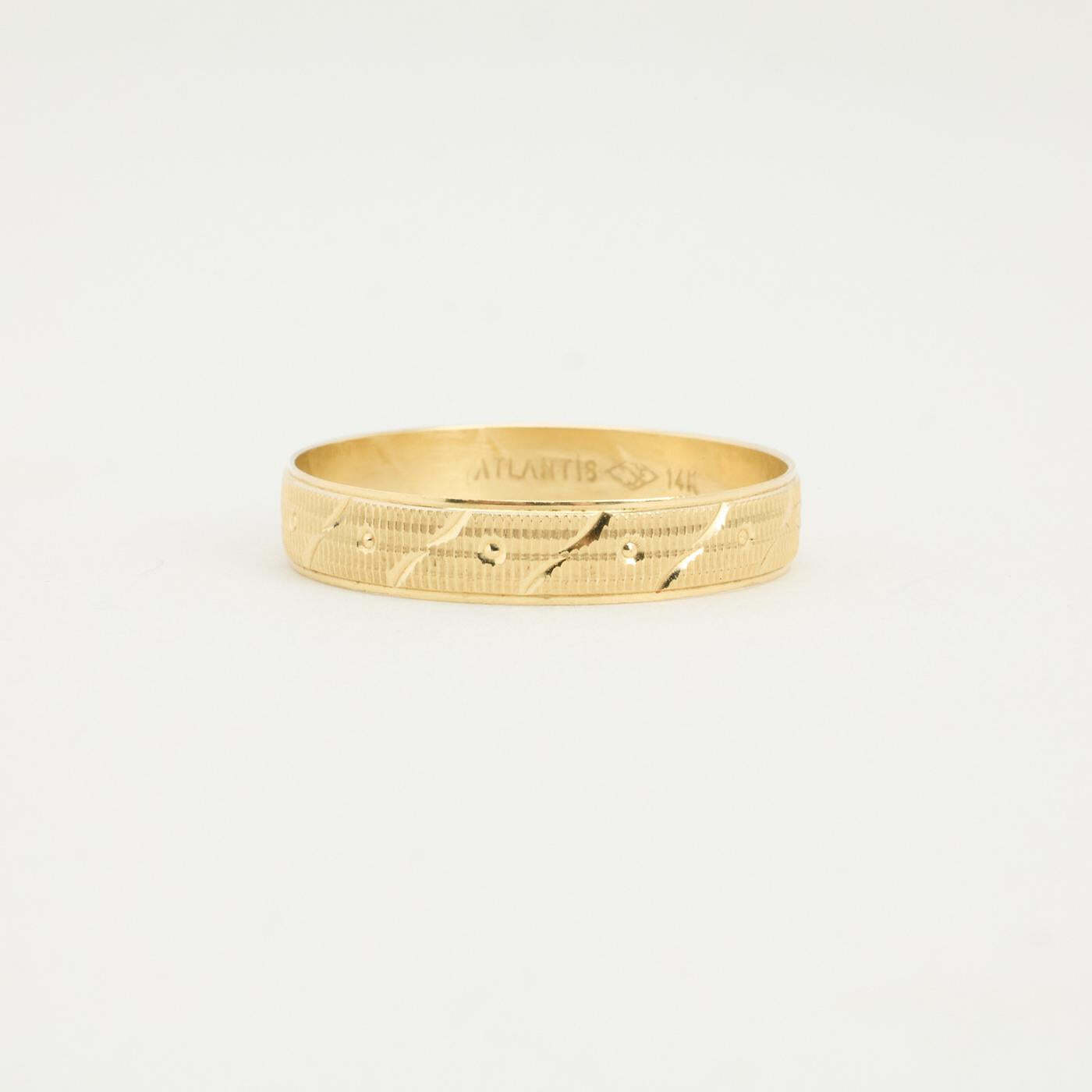 Ring in 14K Gold size 14¼ | Solid Gold | Minimalistic Gold Jewelry