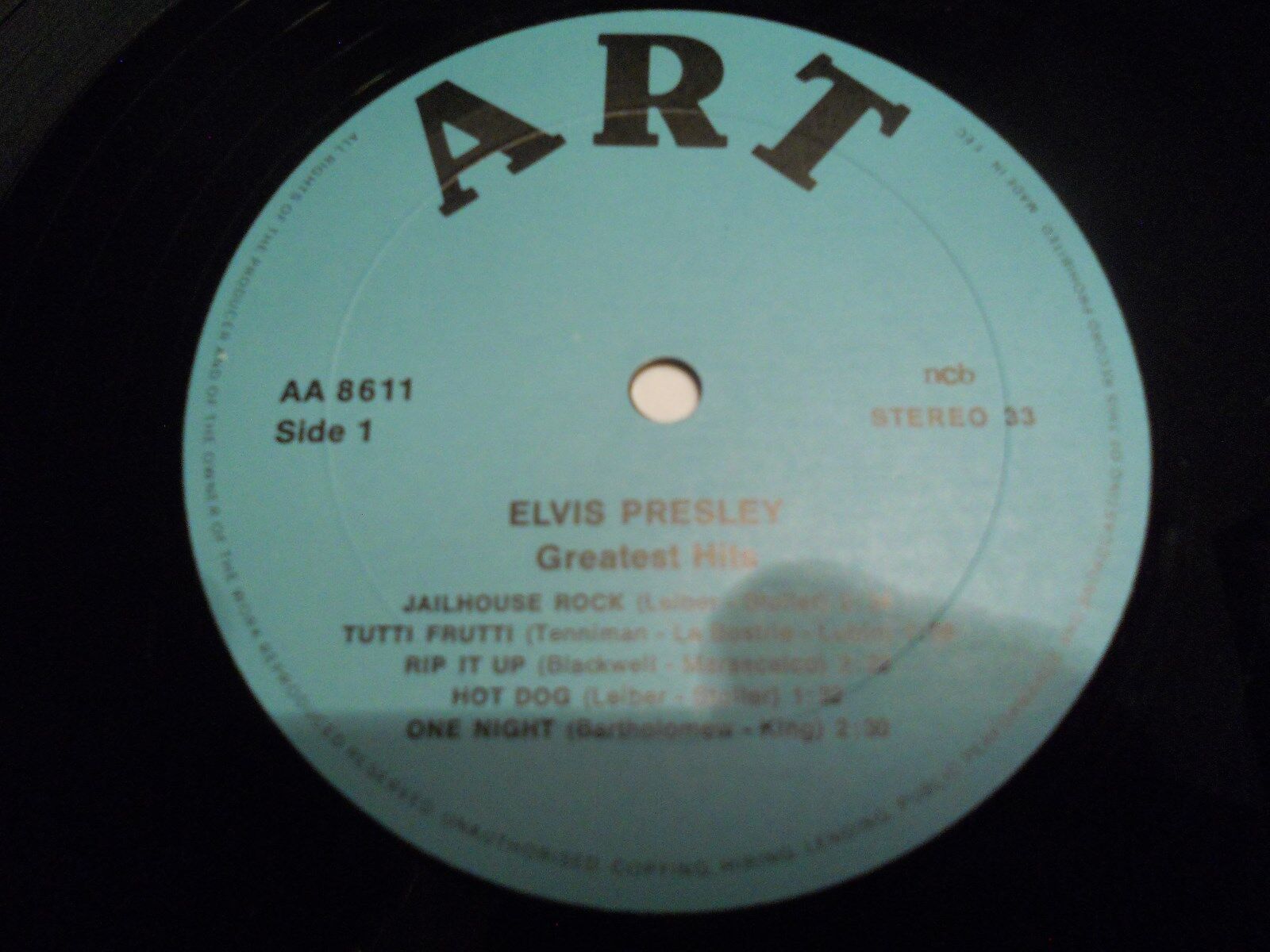 ELVIS PRESLEY GREATEST HITS 1986 10 TRACKS NCB SCANDINAVIAN PRESSED NCB LP RARE