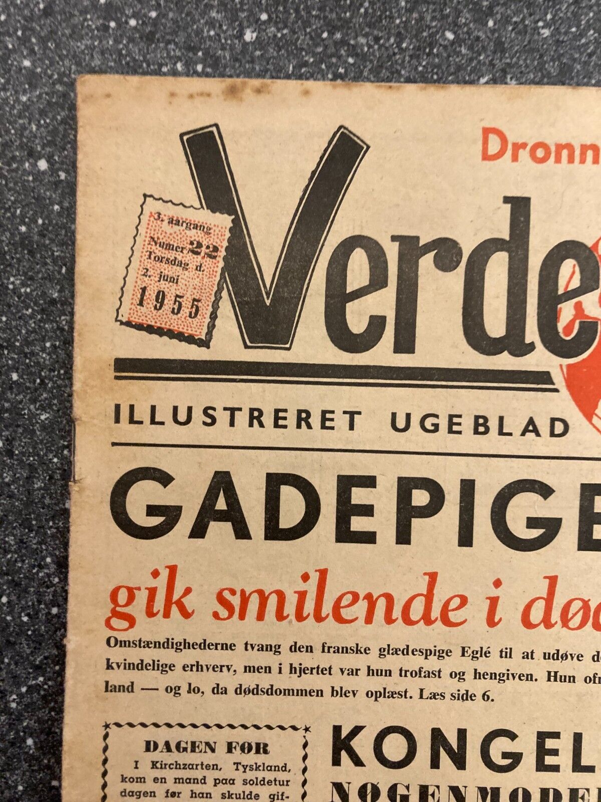 Windmill-Girls Joy Benham Jill Turner etc Danish Magazine 1955 "Verden Rundt"