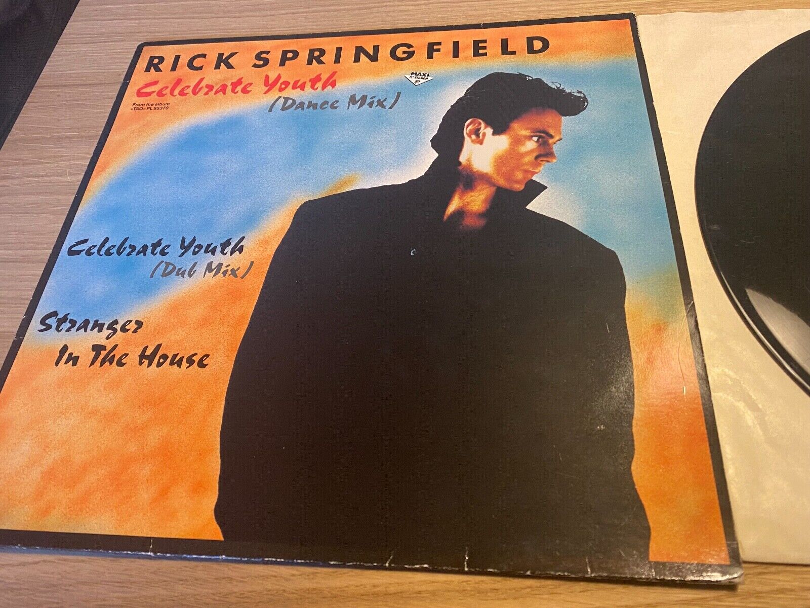 RICK SPRINGFIELD "CELEBRATE YOUTH" DANCE MIX 12" MAXI SINGLE RCA VICTOR WGERMAN