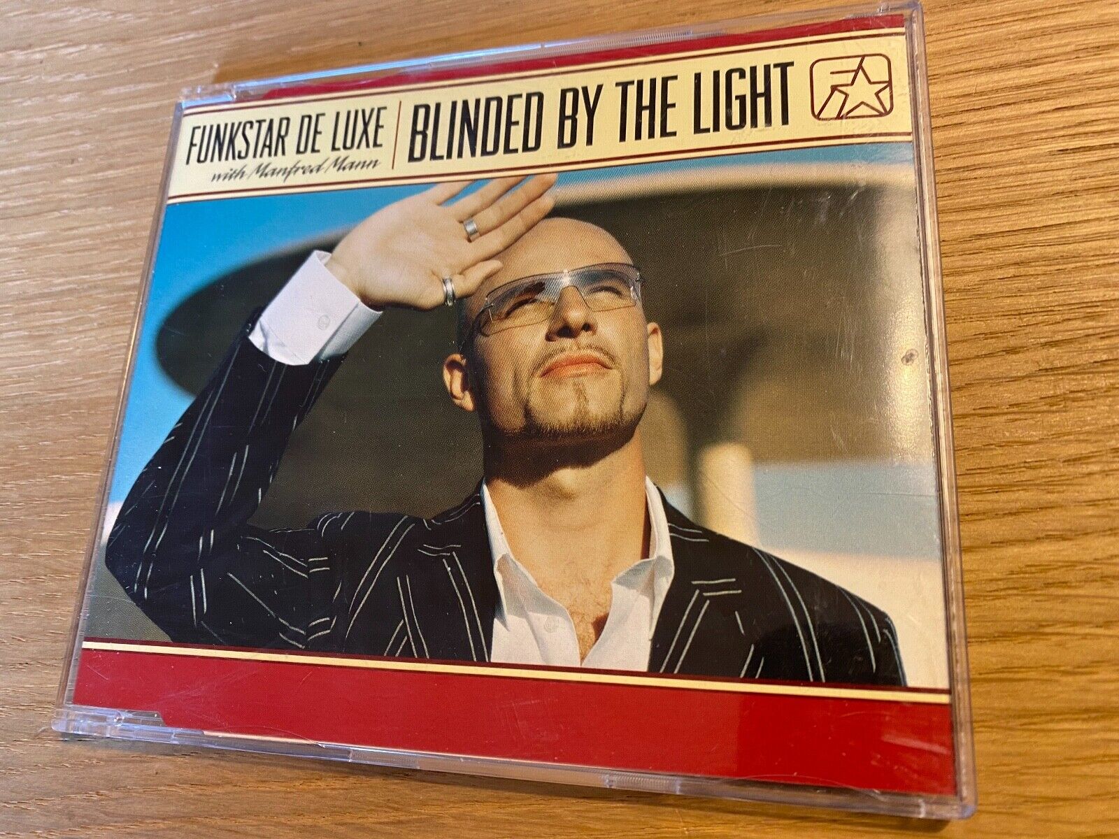 FUNKSTAR DE LUXE  MANFRED MAN "BLINDED BY THE LIGHT" 2002 4 REMIXES CD SINGLE**