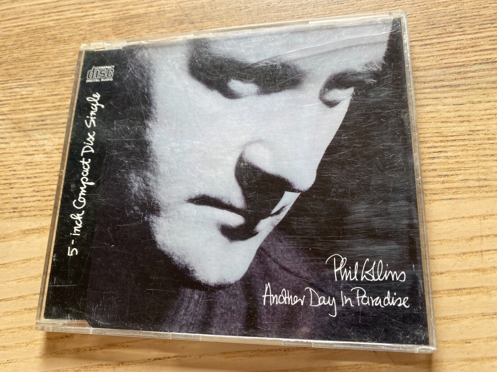 PHIL COLLINS "ANOTHER DAY IN  PARADISE" WEA RECORDS 1989 3 TRACK CD SINGLE