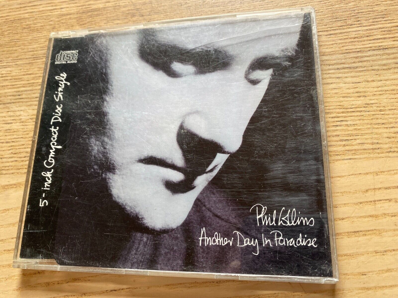 PHIL COLLINS "ANOTHER DAY IN  PARADISE" WEA RECORDS 1989 3 TRACK CD SINGLE