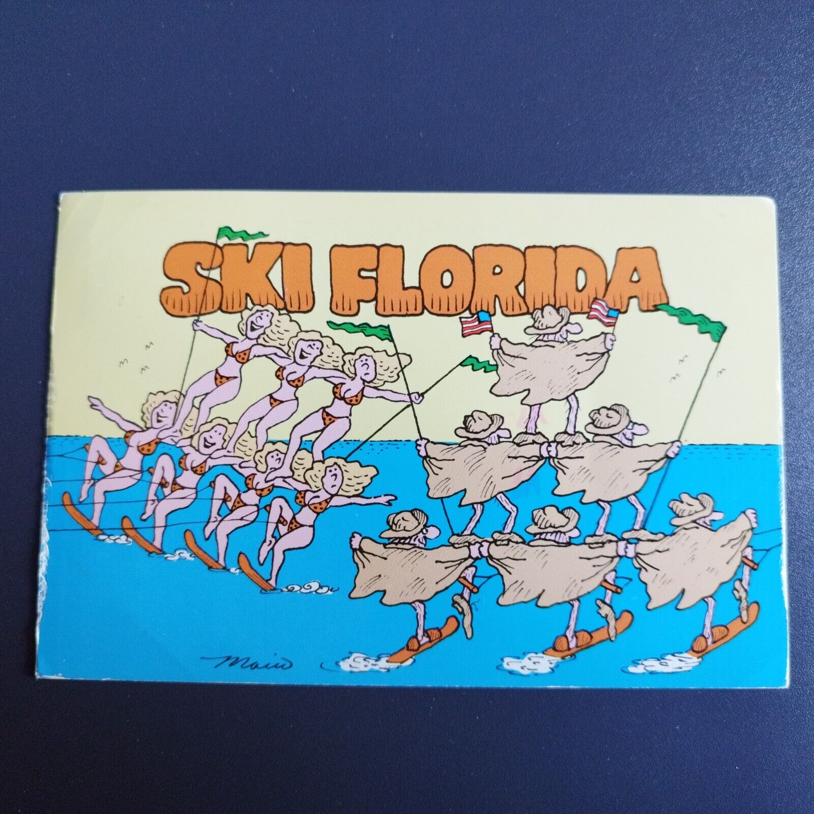 Florida " Ski Florida " Posted in 1990 to Germany