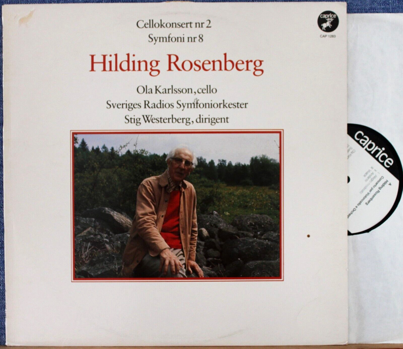 Karlsson; Westerberg Rosenberg (Cello concerto; Symphony 8) Caprice CAP 1283 NM