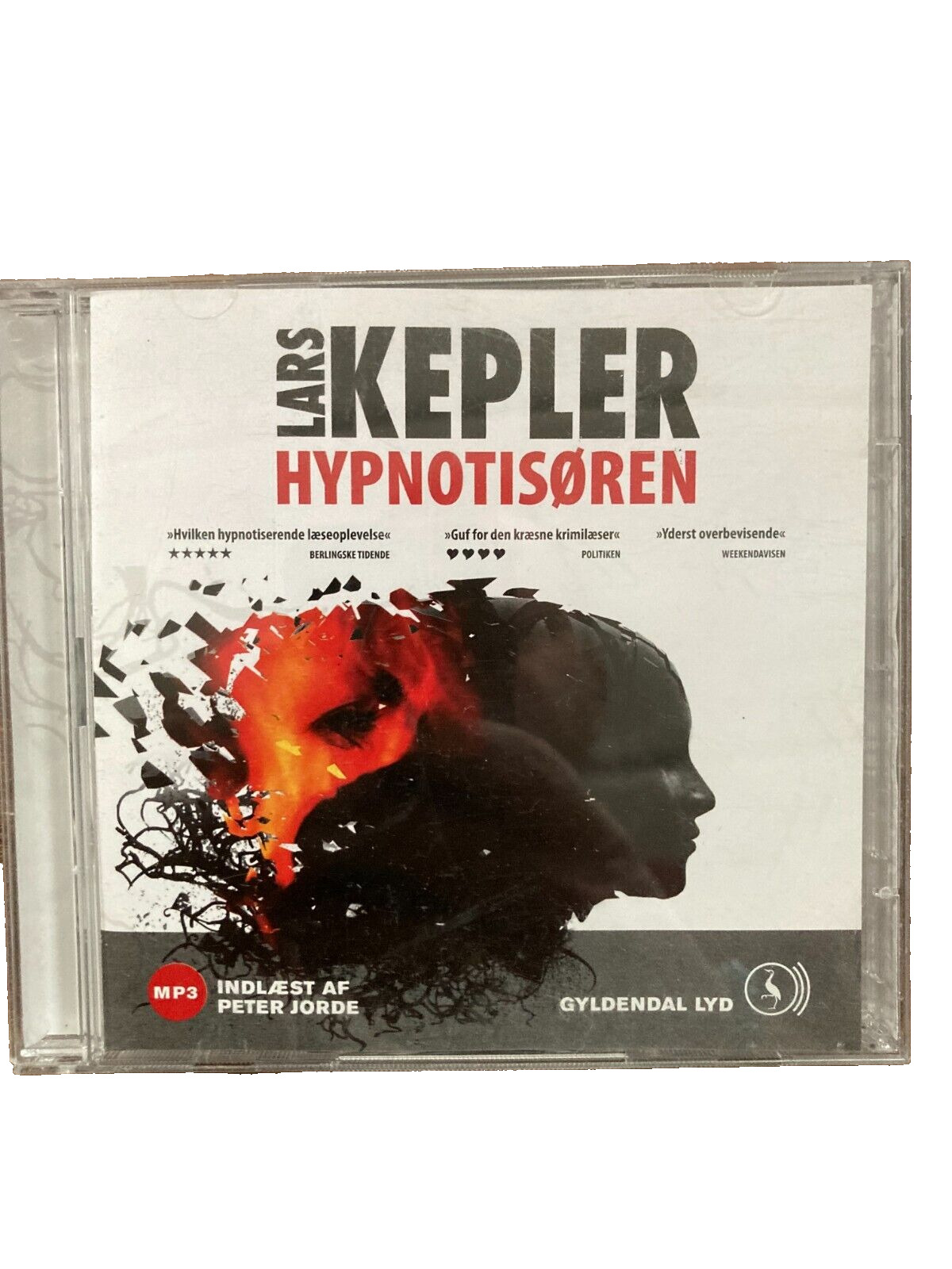 Lars Kepler Hypnotisøren MP3 Audiobook in Danish - Spoken by Peter Jorde