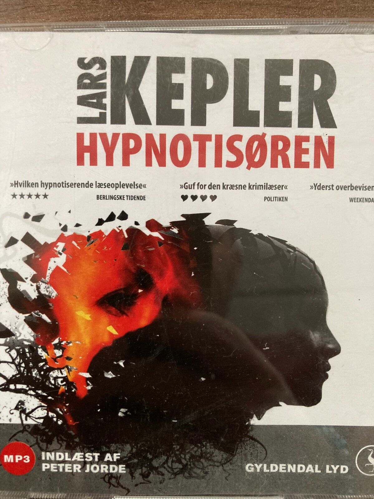 Lars Kepler Hypnotisøren MP3 Audiobook in Danish - Spoken by Peter Jorde