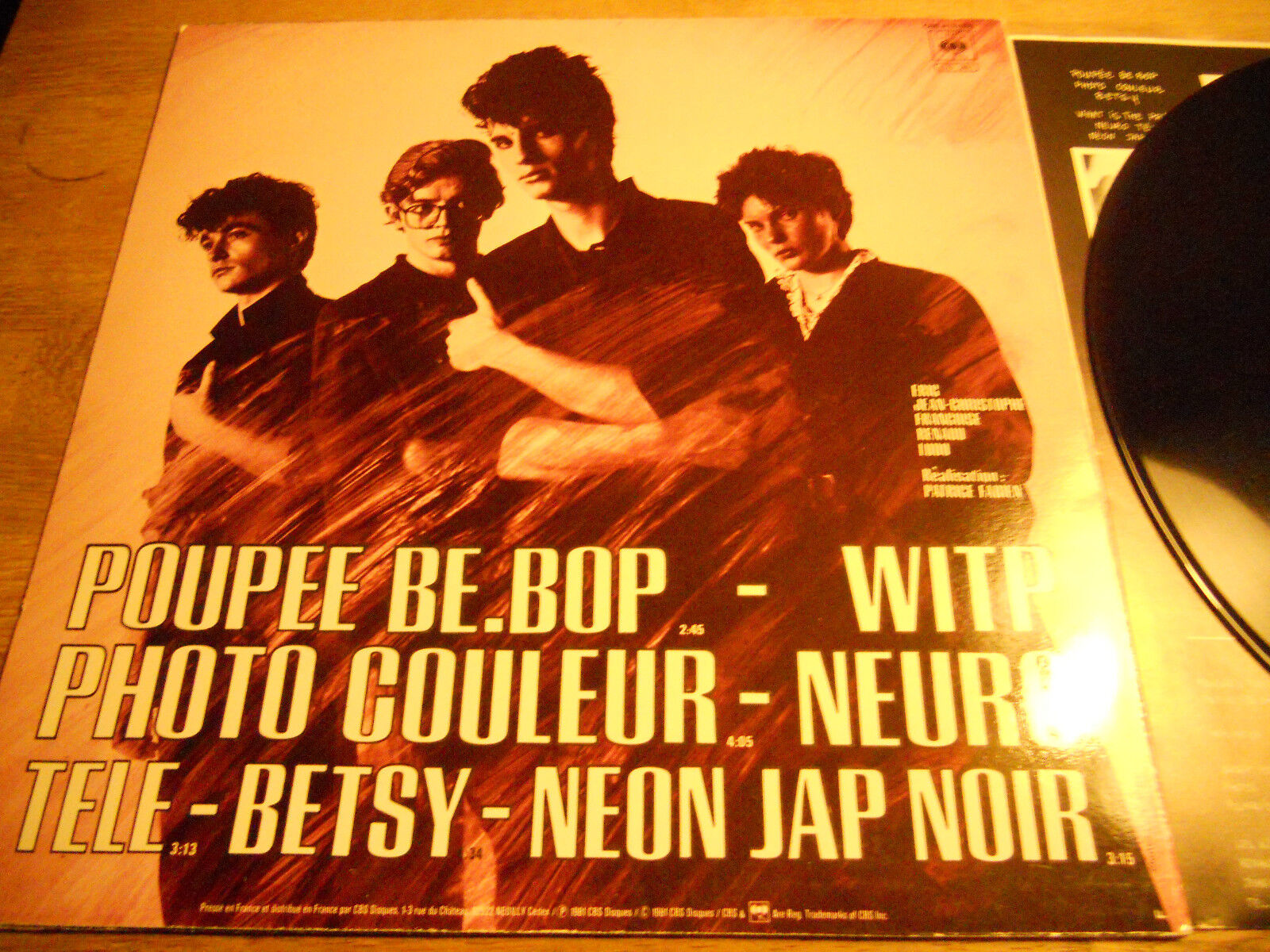 WC 3 POUPEE BEBOPWITPPHOTO COULEURNEURO TELEBETSYNEON JAP NOIR 1981 FRENCH