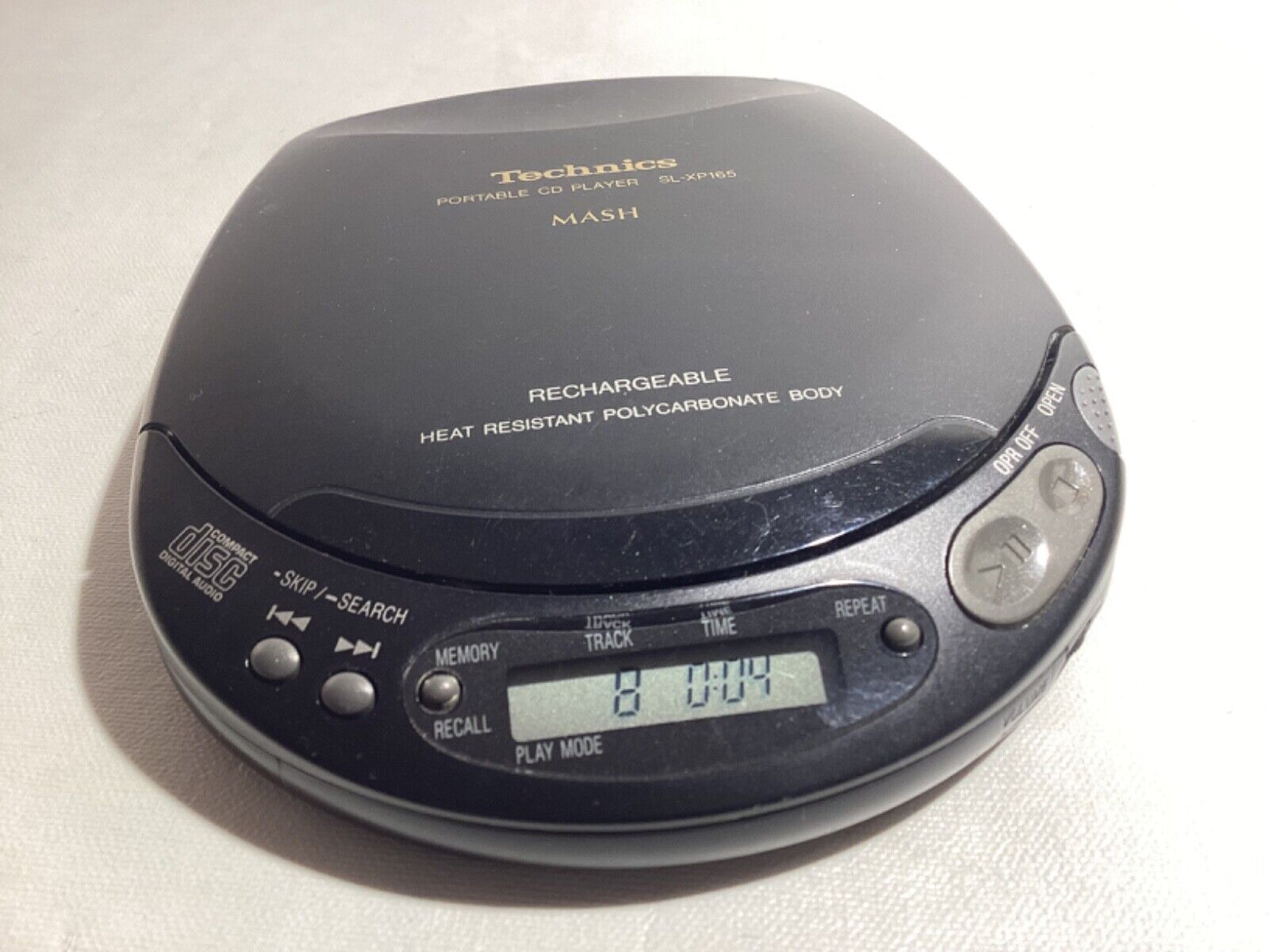 TECHNICS portable cd player SL-XP165 Discman Tested And Working