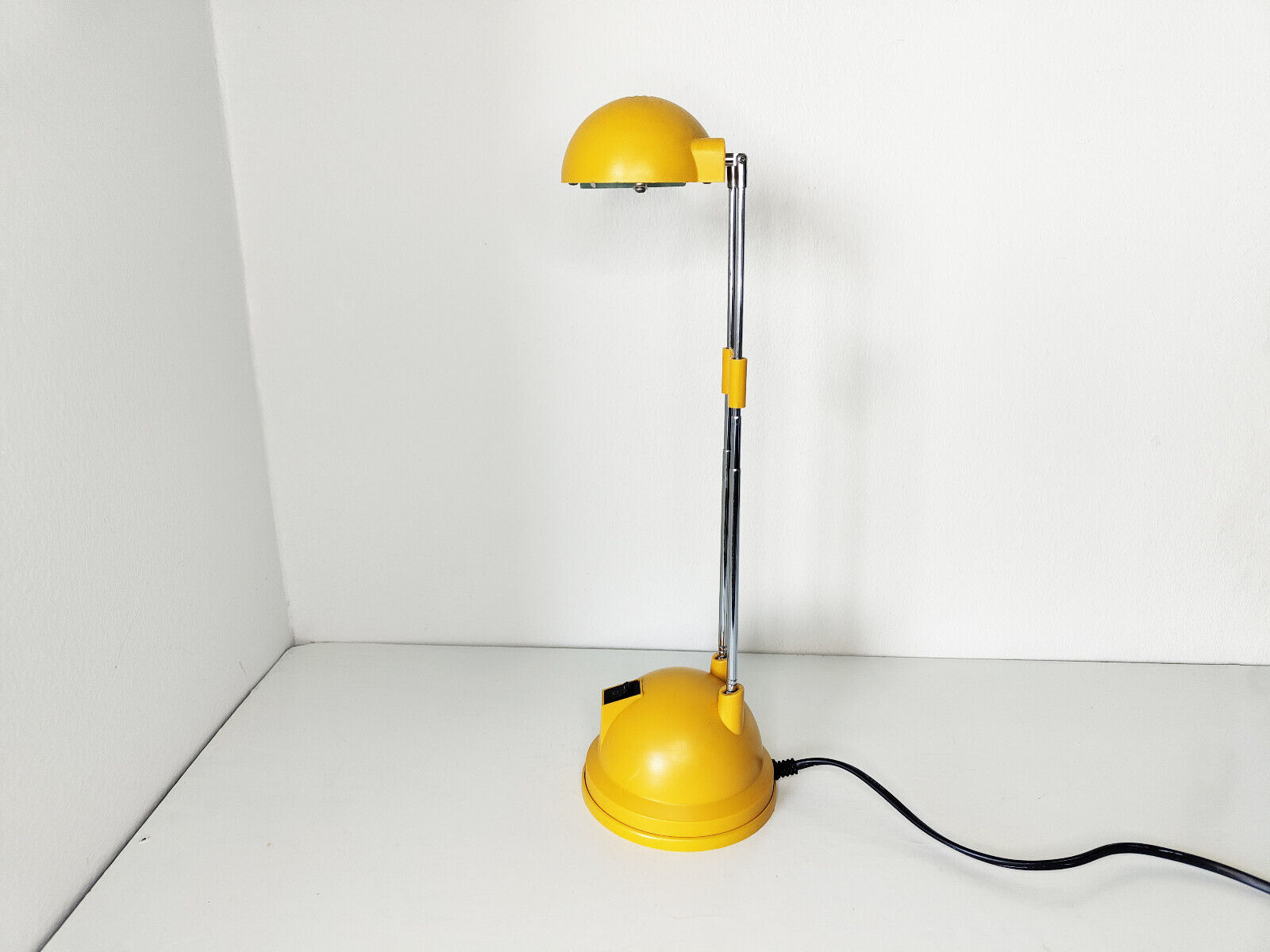 Vintage yellow desk lamp Ikea pop art postmodern Swedish design