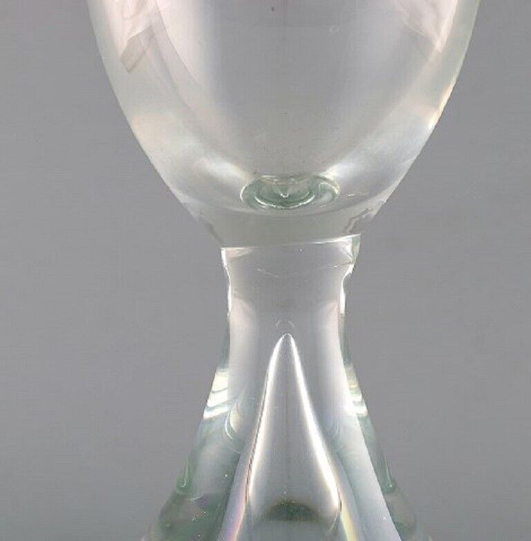 Bengt Orup for Johansfors Art Glass Vase Swedish design 1970's