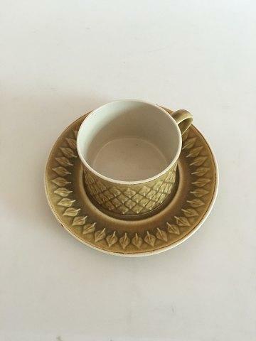 Bing  Grondahl Jens Quistgaard Coffee Cup and Saucer from the Relief Series