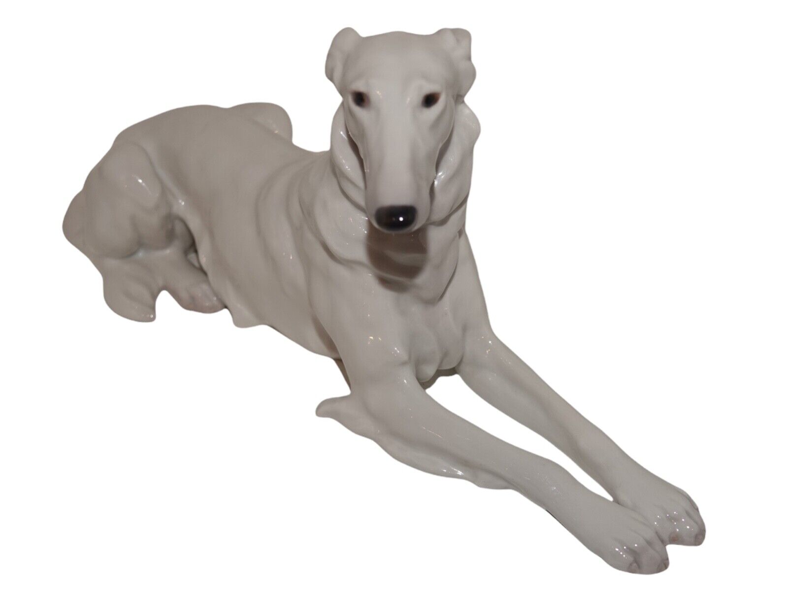 Large Bing  Grondahl Copenhagen Dog Figurine Borzoi Greyhound