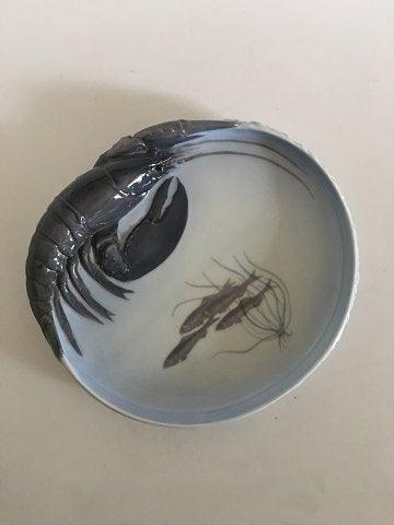 Royal Copenhagen Art Nouveau Bowl with Lobster No 485