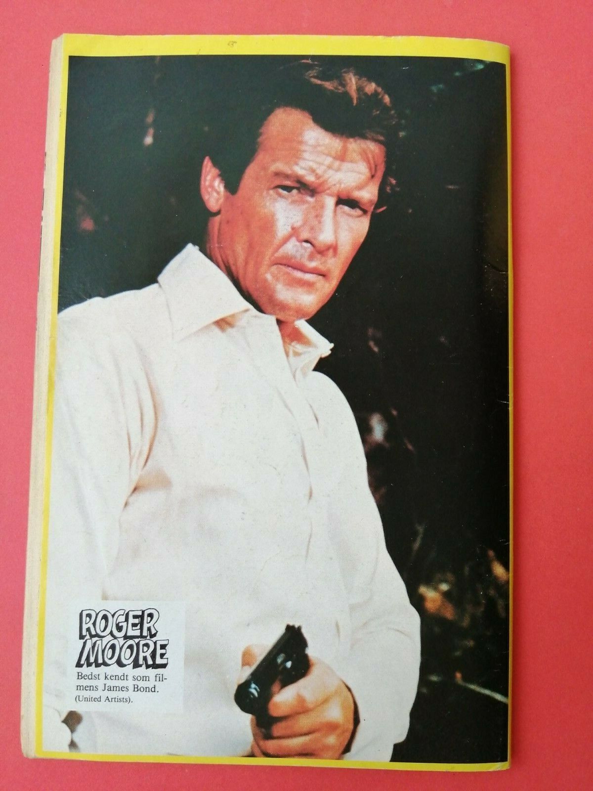 Danish Comic"007 James Bond" Sean Connery cover/Roger Moore on back pages1978