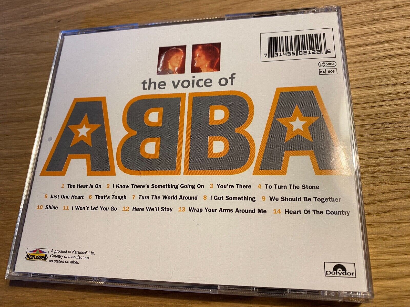 AGNETHA  FRIDA "THE VOICE OF ABBA" 1994 CD ALBUM 14 TRACK SPECTRUM  KARUSSELL*