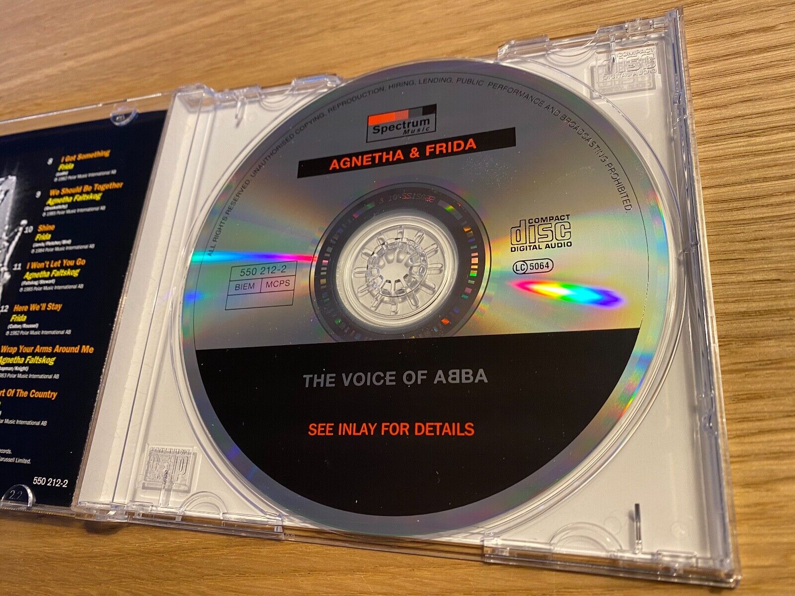 AGNETHA  FRIDA "THE VOICE OF ABBA" 1994 CD ALBUM 14 TRACK SPECTRUM  KARUSSELL*