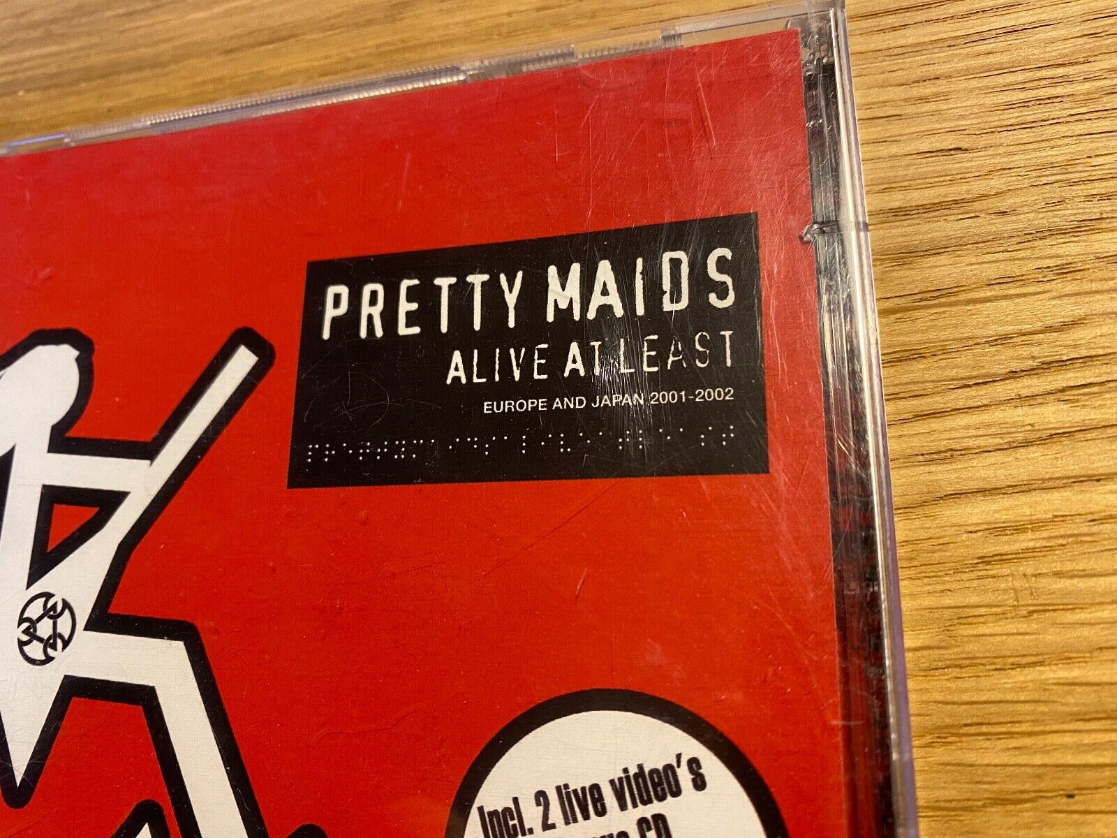 PRETTY MAIDS "ALIVE AT LEAST" 2 X CD SET 2002 MUSIC NETWORK NCB ENHANCED VIDEO**