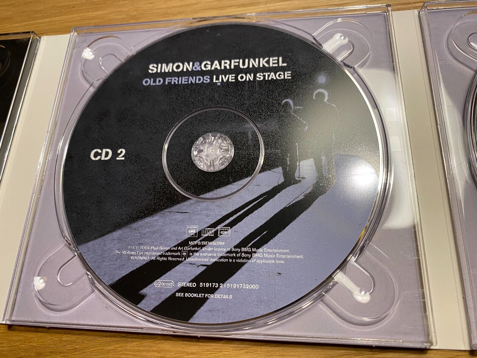 SIMON  GARFUNKEL "OLD FRIENDS LIVE ON STAGE" 2 X CD  DVD SET 2004 DIGIPAK EDIT