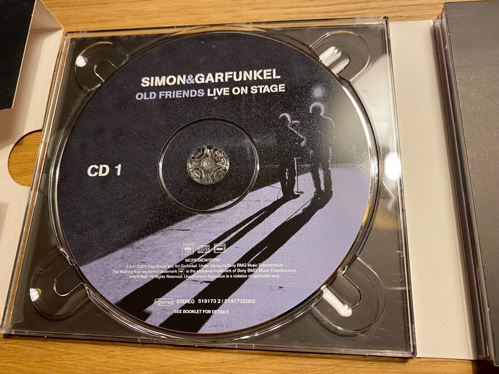 SIMON  GARFUNKEL "OLD FRIENDS LIVE ON STAGE" 2 X CD  DVD SET 2004 DIGIPAK EDIT