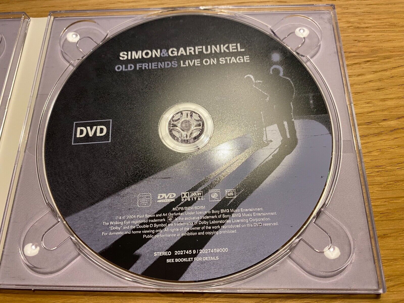 SIMON  GARFUNKEL "OLD FRIENDS LIVE ON STAGE" 2 X CD  DVD SET 2004 DIGIPAK EDIT