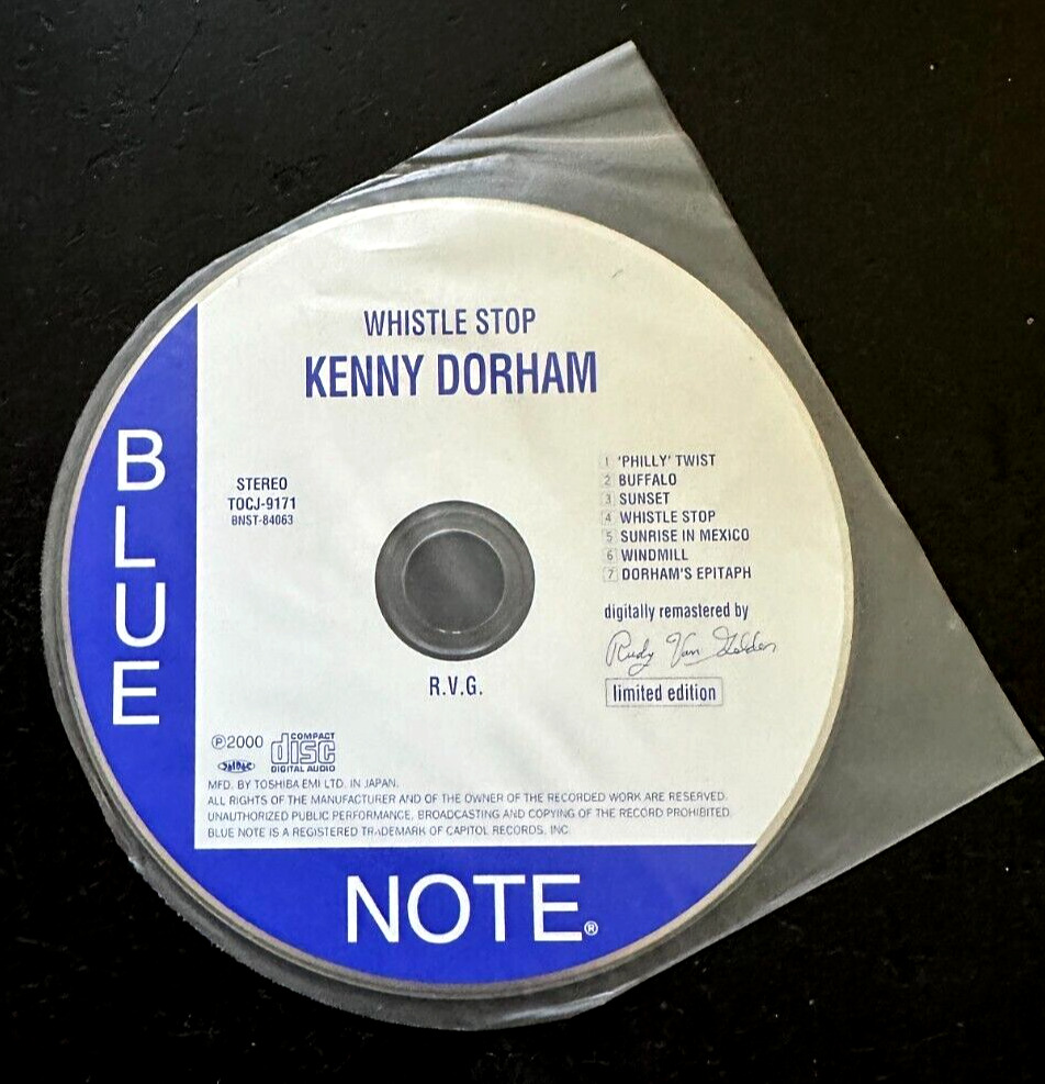 KENNY DORHAM ''WHISTLE STOP'' - MINI LP JAPAN CD - BLUE NOTE