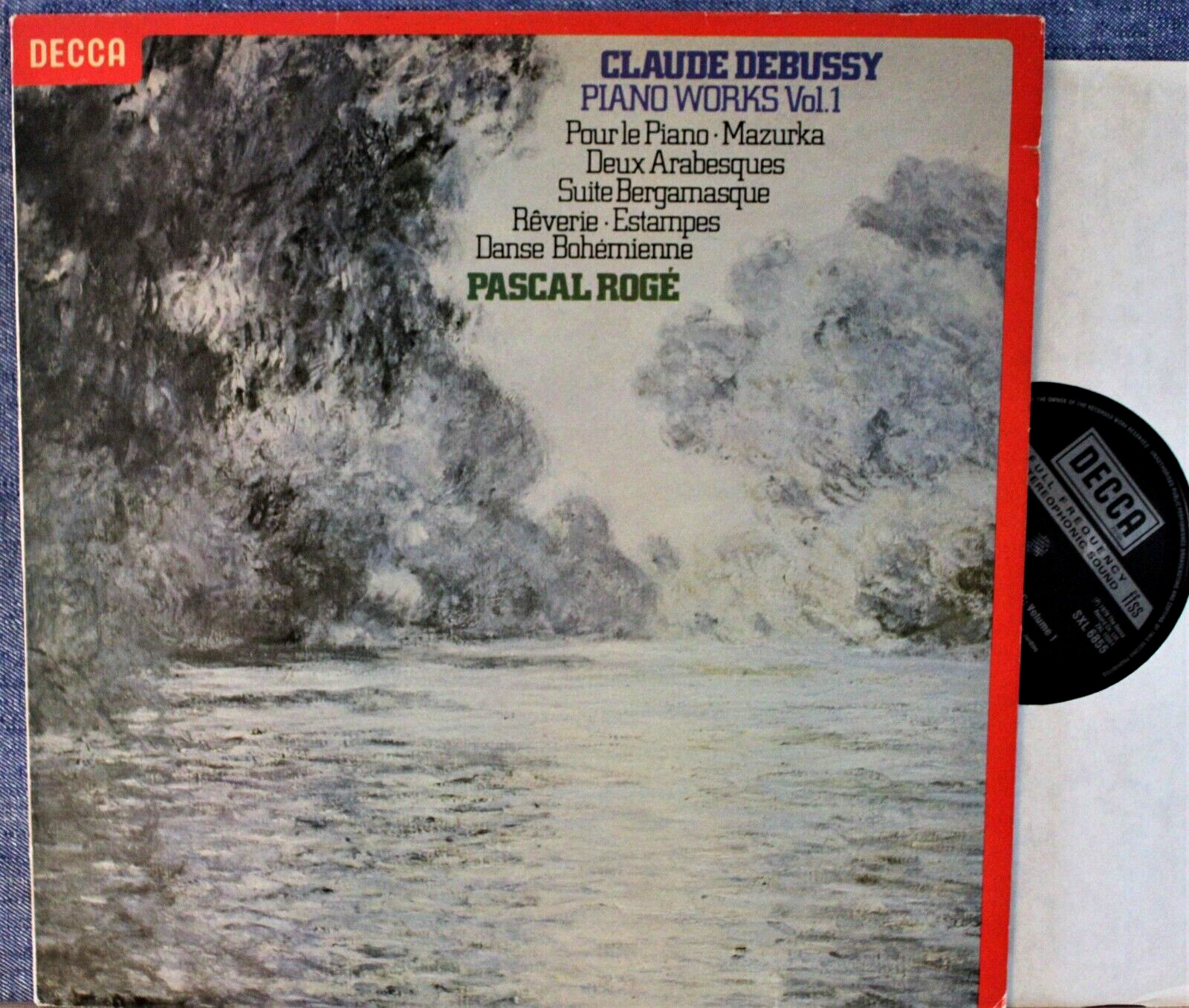 Rogé Debussy (Suite Bergamasque; Estampes; Pour le piano; etc) Decca 6855 NM