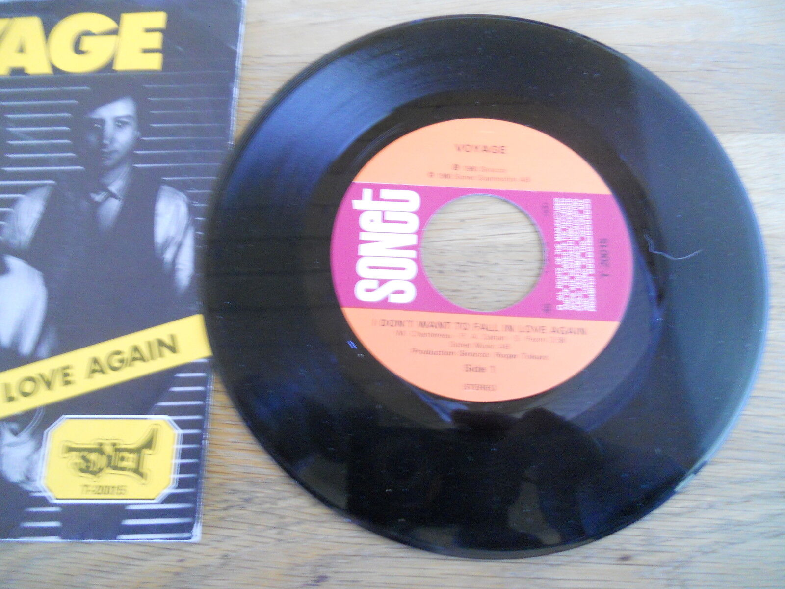 VOYAGE "I DONT WANT TO FALL IN LOVE AGAIN" 1980 SWEDISH NCB SONET RECORDS RARE**