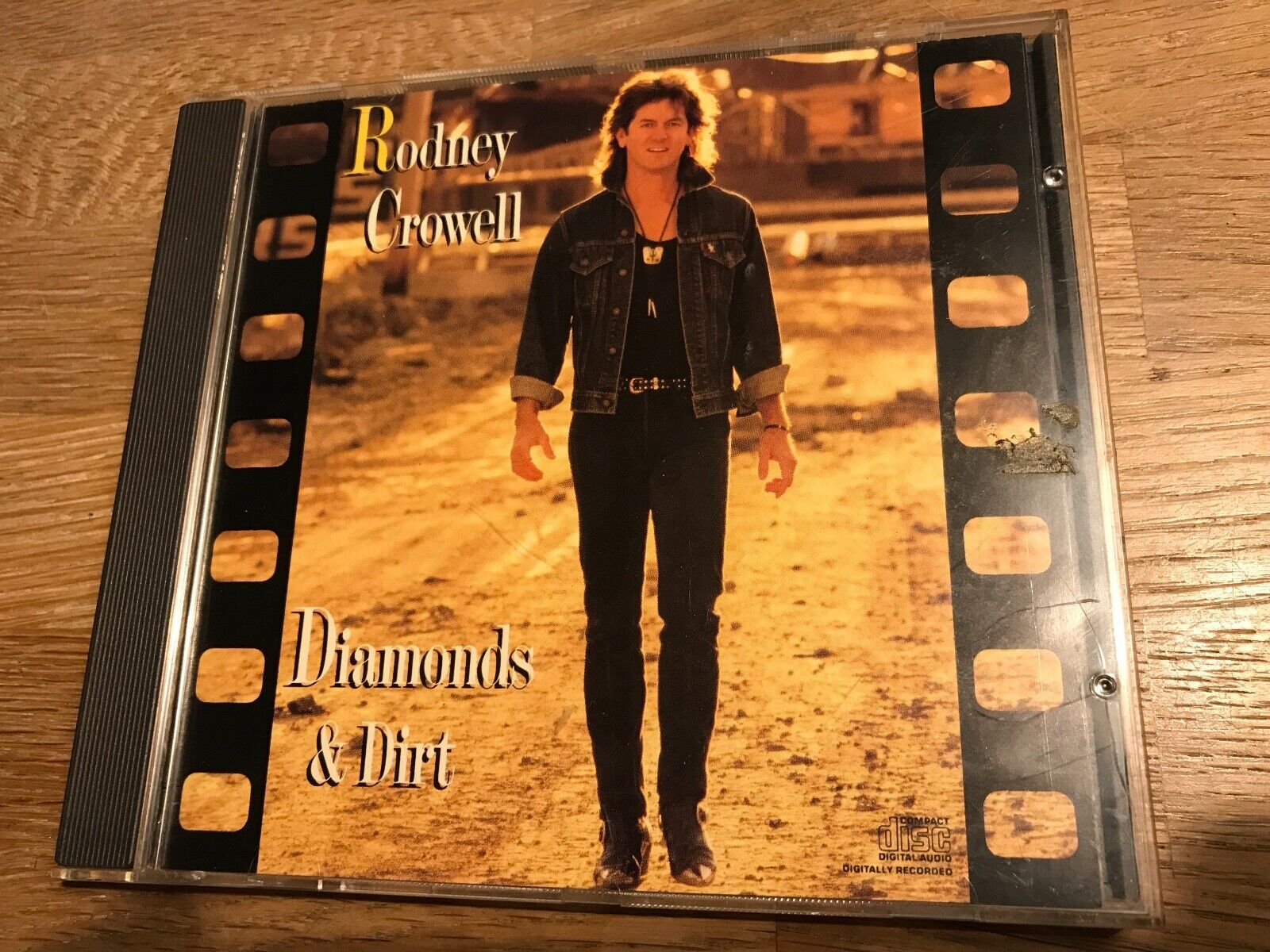 RODNEY CROWELL "DIAMONDS  DIRT" 1988 CD 10 TRACKS COLUMBIA RECORDS USA PRESSING