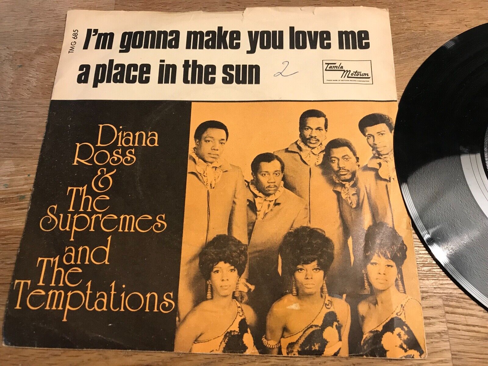 DIANA ROSS  THE SUPREMES AND THE TEMPTATIONS TAMLA MOTOWN 1968 DANISH PRESSING*