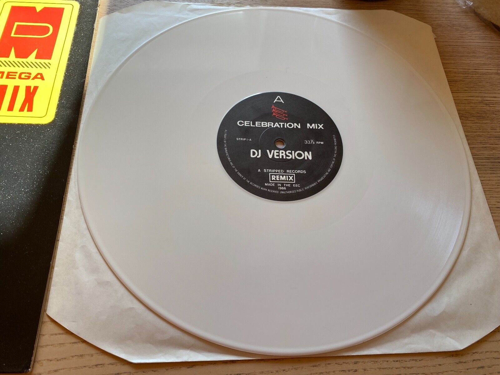 DEPECHE MODE "DM MEGA CELEBRATION MIX  BLASPHEMOUS DREAMS" 1986 WHITE WAX 12"